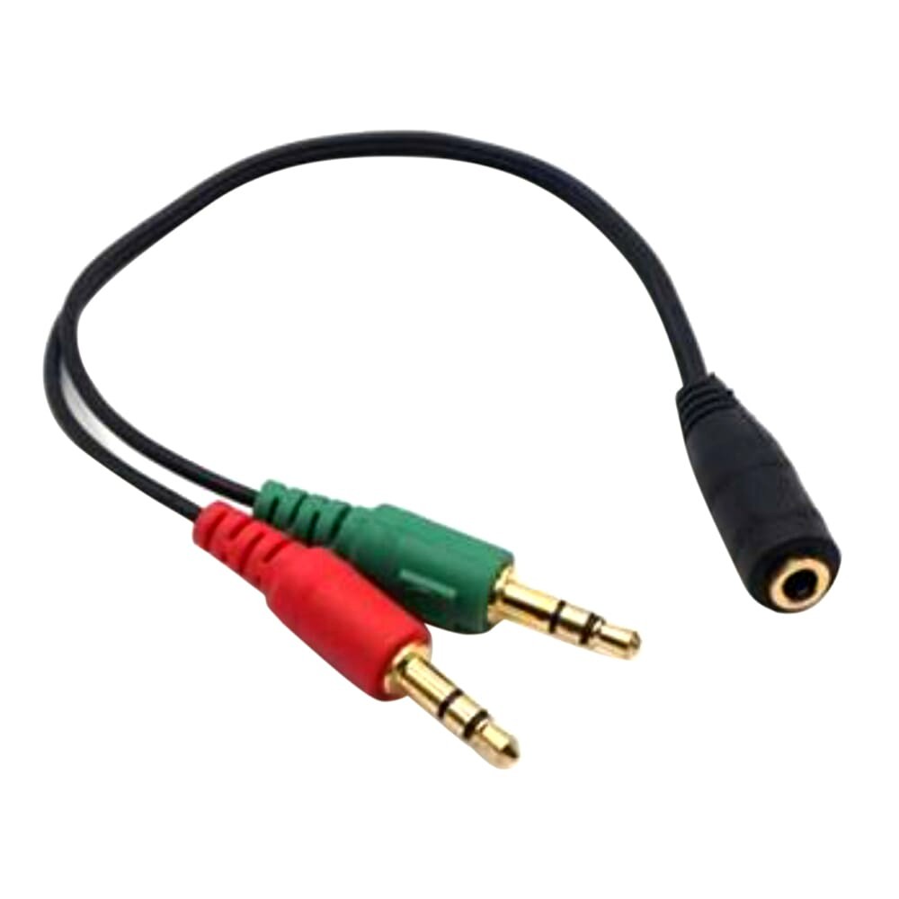 ADAPTOR 2 MINI JACKMALE TO 1 FEMALE -1