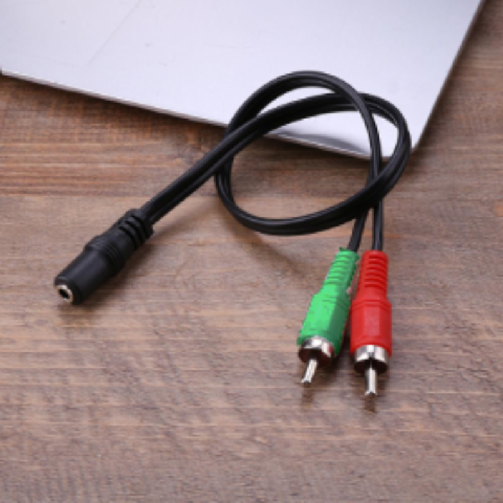 ADAPTOR 2 MINI JACKMALE TO 1 FEMALE -3